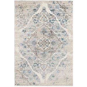 Persian Area Rug Cream, 5’3” x 7’3”